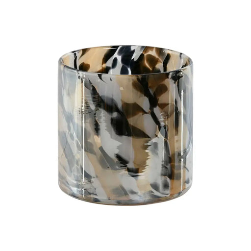 Candleholder Home ESPRIT Black Cream Crystal 12 x 12 x 11,5 cm - Декорация и Осветление<<<Дом Градина<<<BigBuy&&&Свещи