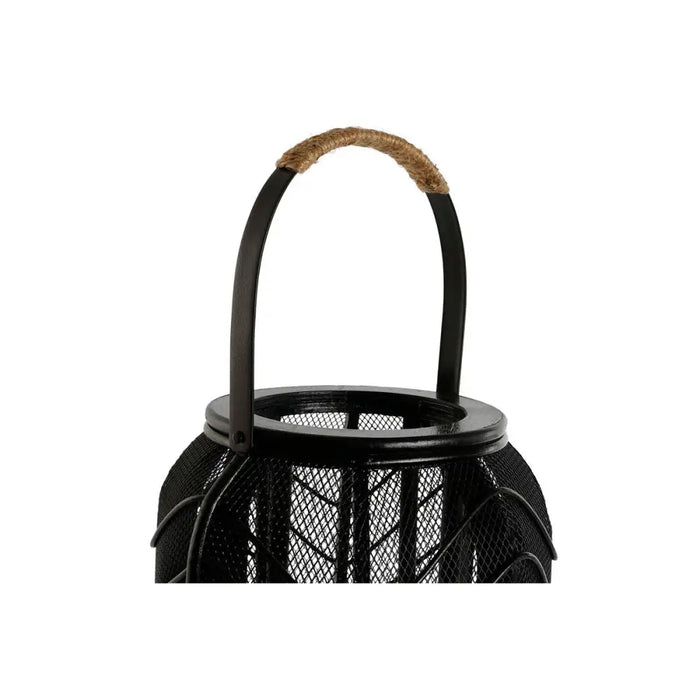 Candleholder Home ESPRIT Black Metal 21,5 x 21,5 x 43,5 cm - Декорация и Осветление<<<Дом Градина<<<BigBuy&&&Свещи и