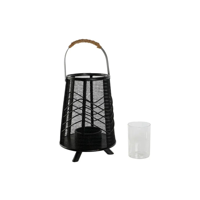 Candleholder Home ESPRIT Black Metal 23 x 23 x 31,5 cm - Декорация и Осветление<<<Дом Градина<<<BigBuy&&&Свещи и