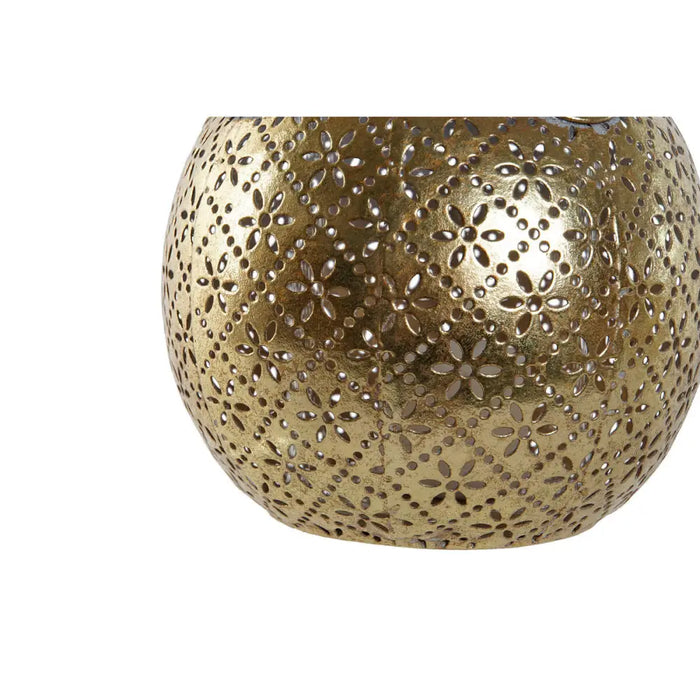 Candleholder Home ESPRIT Golden Metal Crystal 13,5 x 13,5 x 11,5 cm - Декорация и Осветление<<<Дом