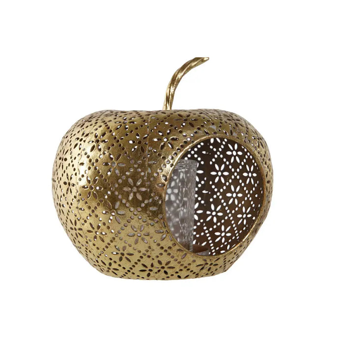 Candleholder Home ESPRIT Golden Metal Crystal 14 x 14 x 13 cm - Декорация и Осветление<<<Дом Градина<<<BigBuy&&&Свещи и