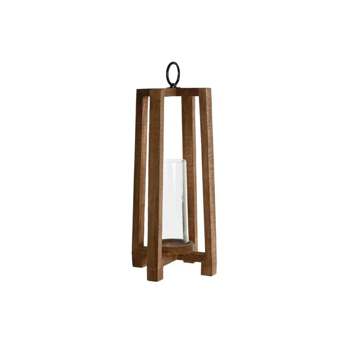 Candleholder Home ESPRIT Natural Crystal Mango wood 27 x 27 x 54 cm - Декорация и Осветление<<<Дом
