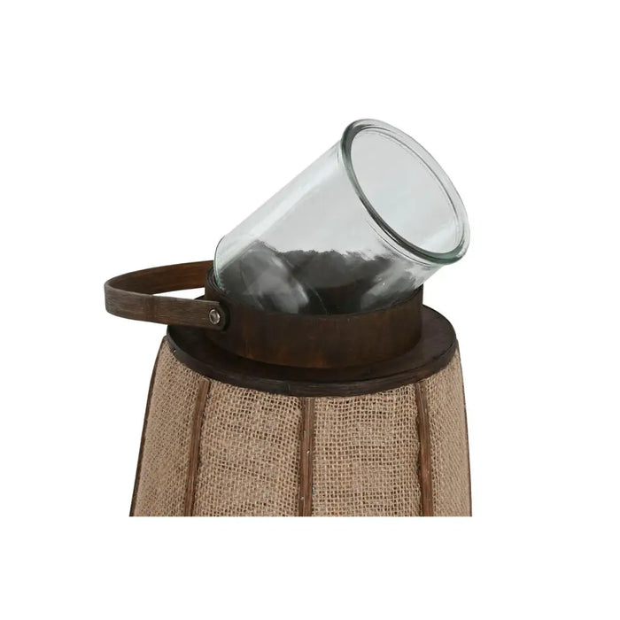 Candleholder Home ESPRIT Natural Jute Bamboo 30,5 x 30,5 x 56,5 cm - Декорация и Осветление<<<Дом