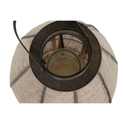 Candleholder Home ESPRIT Natural Jute Bamboo 36 x 36 x 48,5 cm - Декорация и Осветление<<<Дом Градина<<<BigBuy&&&Свещи