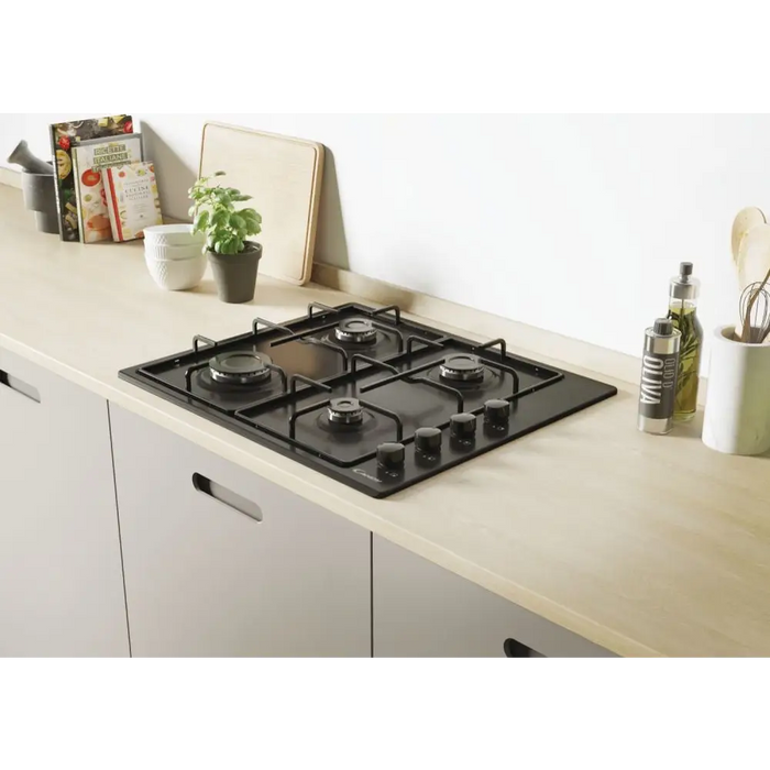 Candy CHW6LBB Black Built-in 60 cm Gas 4 zone(s) - Built-in hot platesAGD-PGZ<<<Home Appliance - ProductsAGD<<<ActionPL