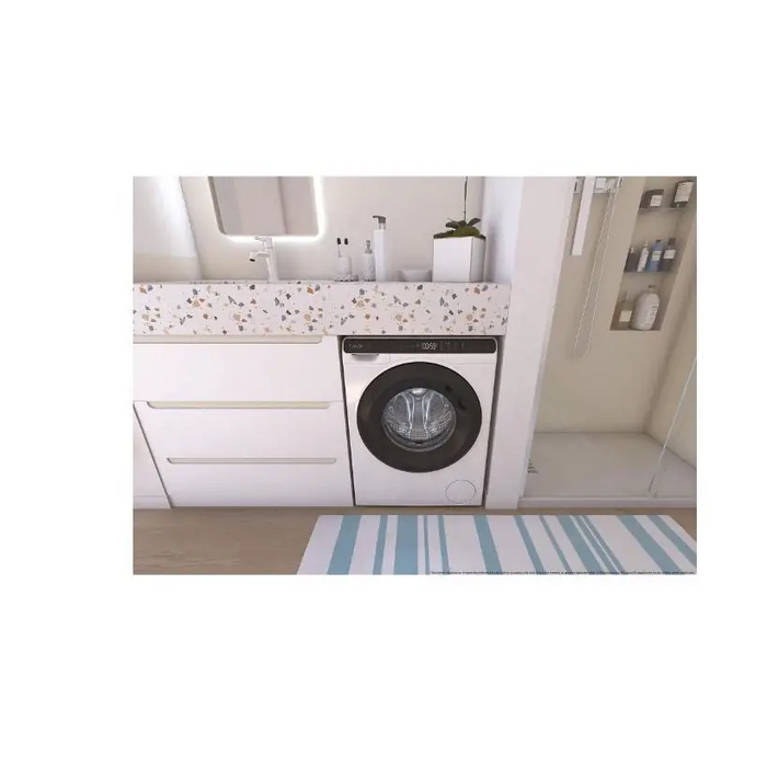 Candy CW50BP12307U1S 5 kg 1200 rpm class A mini front-loading washing machine free installation - Freestanding washing