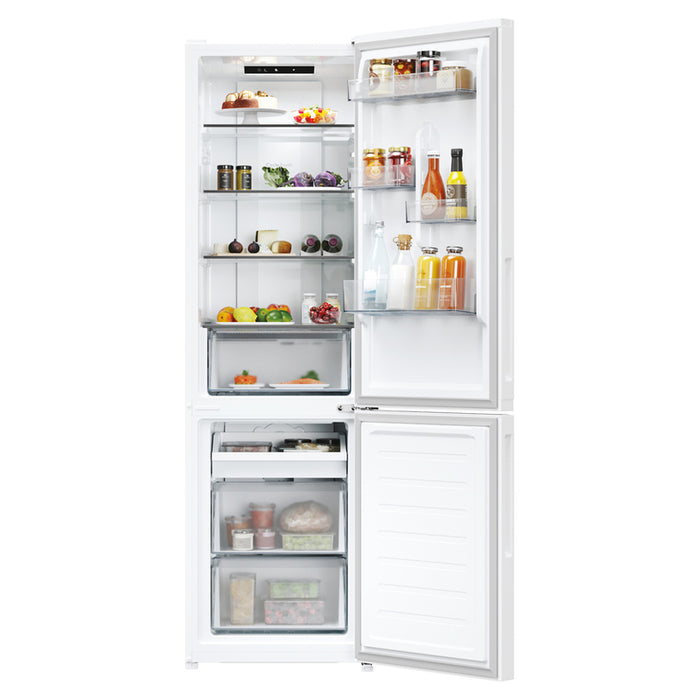 Refrigerator with bottom freezer CANDY CNCQ2T 518 EW 182.50 cm