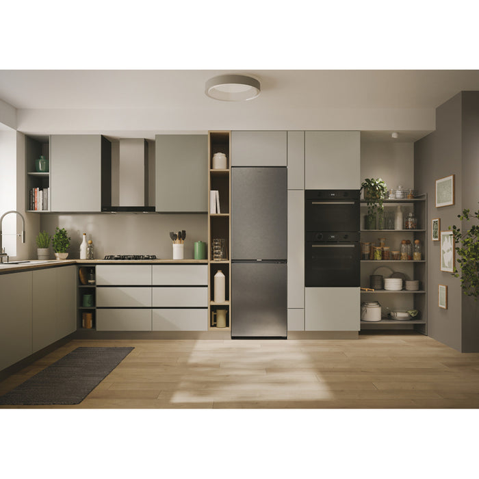 Refrigerator with bottom freezer CANDY ECN 2CQTEX 186 185.00 cm