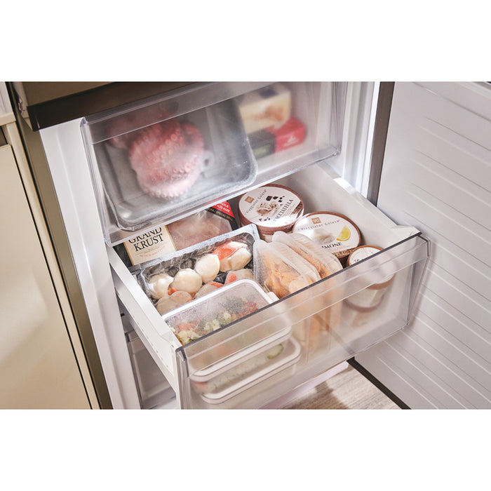 Refrigerator with bottom freezer CANDY ECN 2CQTEX 186 185.00 cm