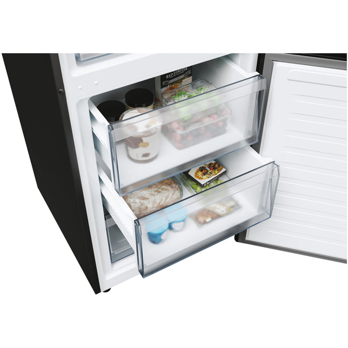 Refrigerator with bottom freezer CANDY ECN 2CQTEB 186 185.00 cm