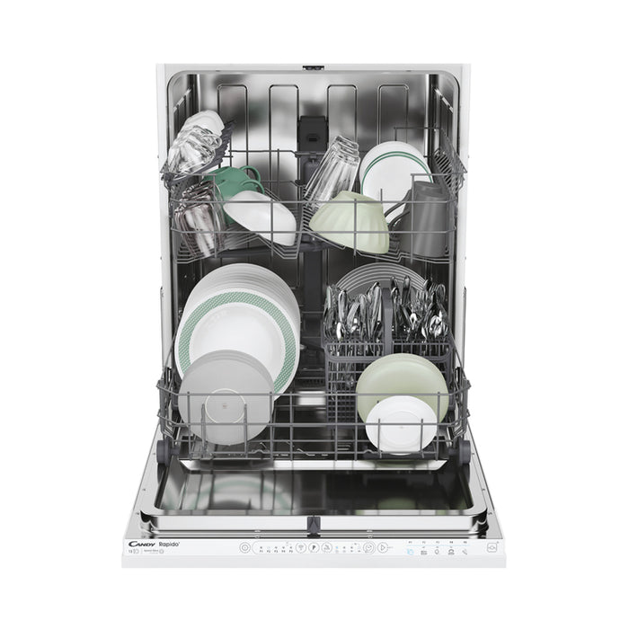 Candy CIP 3E7L0W Fully built-in 13 place settings E