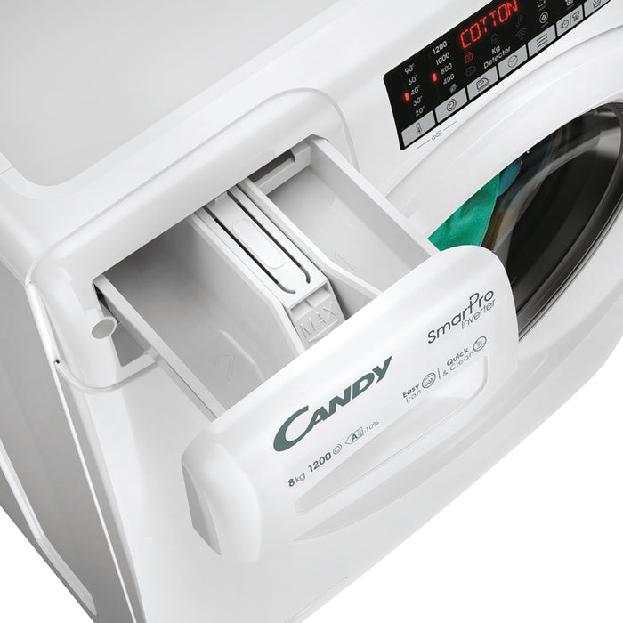 Washing machine CANDY CSO 286 TMB6-S 8.0 kg, 1200 rpm, INVERTER MOTOR