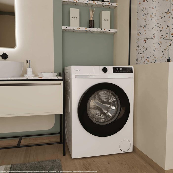 Washing machine CANDY GD 48 SB6-S 8.0 kg, 1400 rpm, INVERTER MOTOR