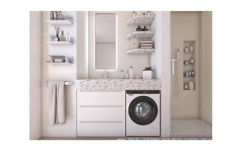 Candy CW50BP12307U1S 5 kg 1200 rpm class A mini front-loading washing machine free installation