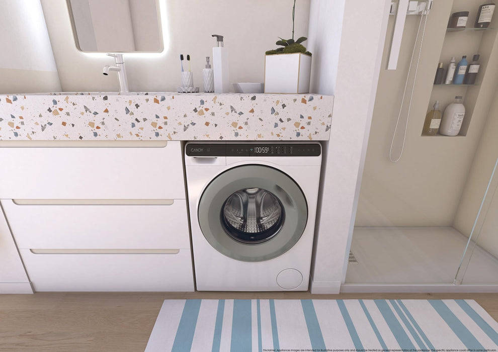 Candy CW50-BP12307GU-S washing machine Front-load 5 kg 1200 RPM White
