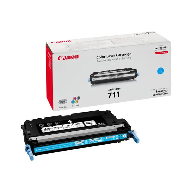 CANON 711 toner cyan standard capacity 6.000 pages 1-pack - Тонери<<<Консумативи - Лазер<<<Печат Сканиране и