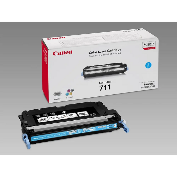 CANON 711 toner cyan standard capacity 6.000 pages 1-pack - Тонери<<<Консумативи - Лазер<<<Печат Сканиране и