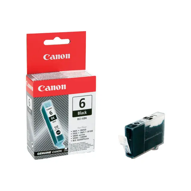 CANON BCI-6B ink cartridge black standard capacity 13ml 1-pack - Мастила и Мастилени глави<<<Консумативи