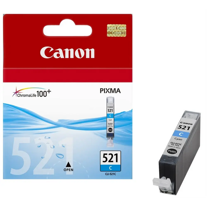 Canon CLI-521 C - Консумативи за мастилоструйни принтери<<<CANON консумативи<<<CANON<<<PolyComp&&&Мастила и Мастилени