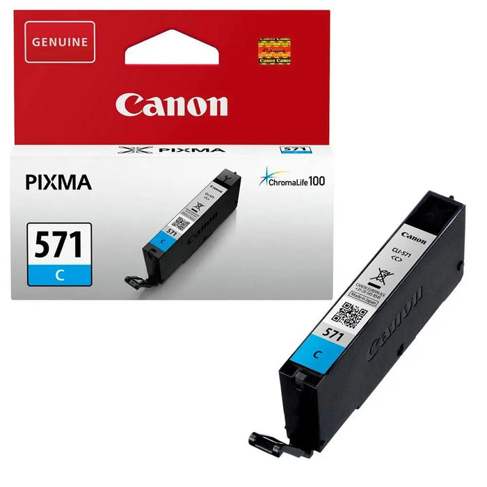 Canon CLI-571 C - Консумативи за мастилоструйни принтери<<<CANON консумативи<<<CANON<<<PolyComp&&&Мастила и Мастилени