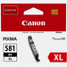 Canon CLI-581 XL BK - Консумативи за мастилоструйни принтери<<<CANON консумативи<<<CANON<<<PolyComp&&&Мастила и