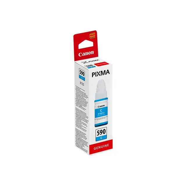 CANON GI-590C Cyan Ink Bottle - Мастила и Мастилени глави<<<Консумативи - Мастила<<<Печат Сканиране и