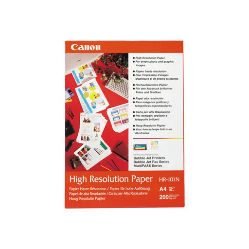 CANON HR-101 high resolution paper inkjet 110g/m2 A4 200 sheets 1-pack - Офис и Фото хартии<<<Консумативи