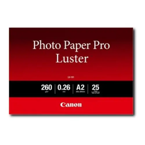 CANON LU-101 photo paper Pro Luster A2 25 sheets - Офис и Фото хартии<<<Консумативи - Хартия<<<Печат Сканиране и