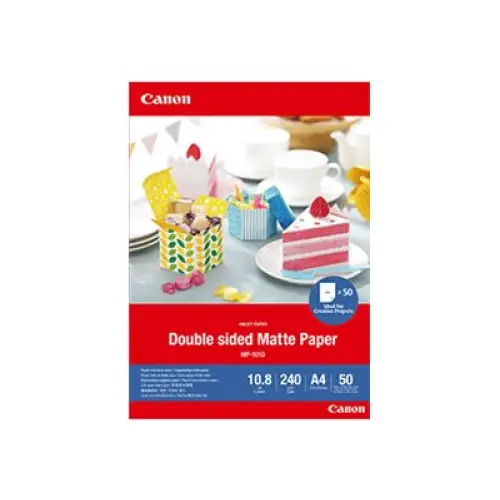 CANON MP-101D A4 50 DOUBLE MATTE PHOTO PAPER - Офис и Фото хартии<<<Консумативи - Хартия<<<Печат Сканиране и