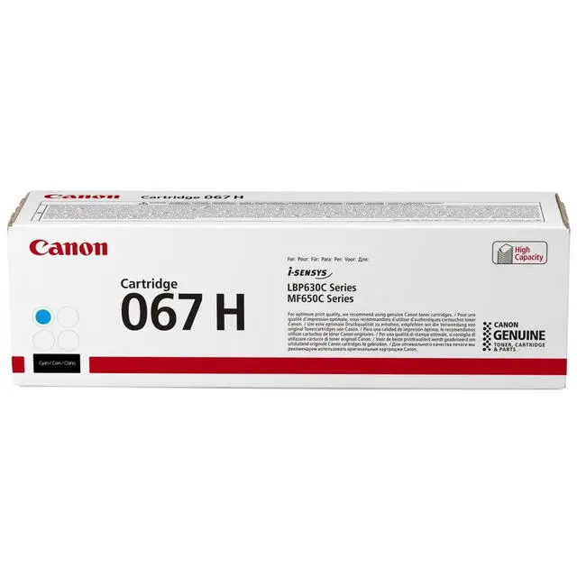 CANON Toner Cartridge 067 High yield Cyan - Тонери<<<Консумативи - Лазер<<<Печат Сканиране и Консумативи<<<ALSO&&&For