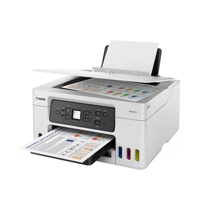 Canon MAXIFY GX3040 All-In-One, White&Black + Canon GI-46 PGBK