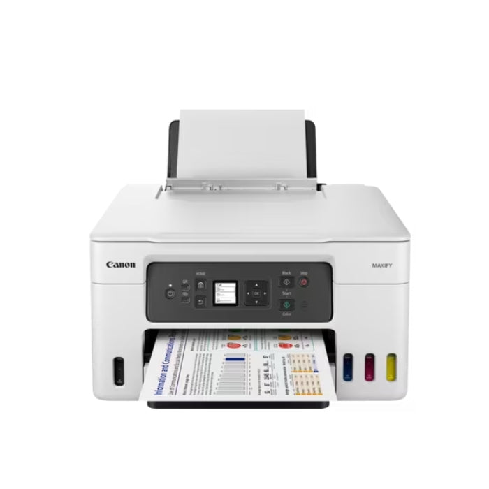Canon MAXIFY GX3040 All-In-One, White&Black + Canon GI-46 PGBK
