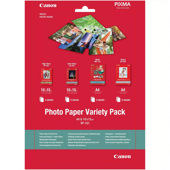 Canon Photo Variety Pack VP-101 Photo Paper