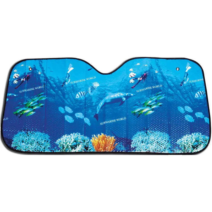 CANOPY FOR A CAR 130X60 CM AUTO PRACTIC ON BUBBLES WITH A PICTURE - Сенници фолиа и щори за автомобил<<<Авто