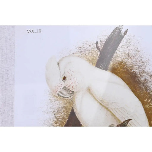 Canvas DKD Home Decor 50 x 2,8 x 65 cm 50 x 65 x 2.8 cm Parrot Cottage (4 Pieces) - Декорация и Осветление<<<Дом