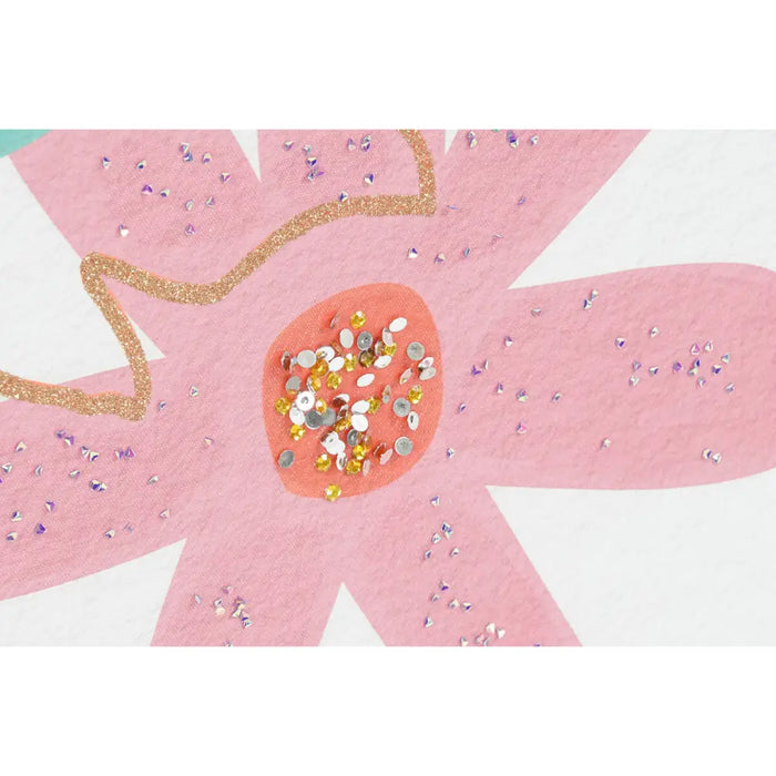 Canvas DKD Home Decor Flowers (60 x 1,8 x 60 cm) (4 Units) - Декорация и Осветление<<<Дом Градина<<<BigBuy&&&Картини и