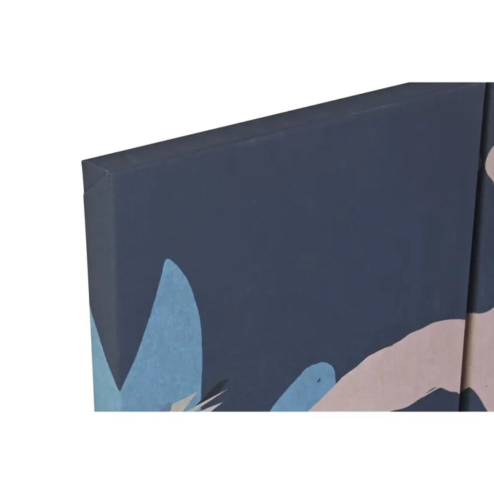 Canvas DKD Home Decor Canvas MDF Wood 140 x 3,8 x 100 cm (3 Pieces) - Декорация и Осветление<<<Дом