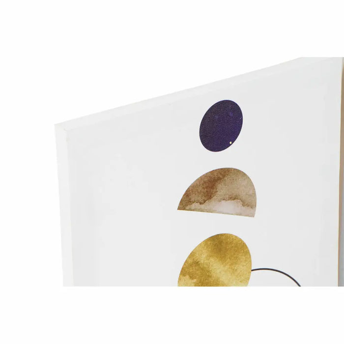 Canvas DKD Home Decor Canvas MDF Wood 30 x 1,8 x 40 cm (4 Pieces) - Декорация и Осветление<<<Дом