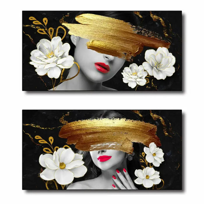 Canvas DKD Home Decor Canvas MDF Wood 80 x 2 x 40 cm - Декорация и Осветление<<<Дом Градина<<<BigBuy&&&Картини и