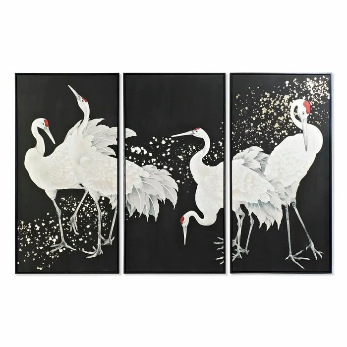 Canvas DKD Home Decor polystyrene Canvas 210 x 4 x 140 cm (3 Pieces) - Декорация и Осветление<<<Дом