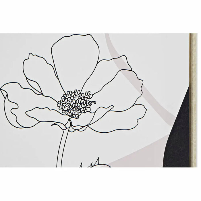 Canvas DKD Home Decor polystyrene Canvas 40 x 2,5 x 50 cm (4 Pieces) - Декорация и Осветление<<<Дом