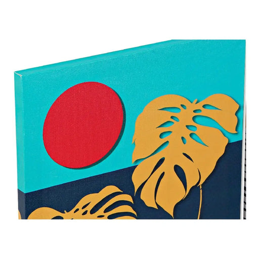 Canvas DKD Home Decor Tropical Canvas MDF Wood 30 x 1,8 x 40 cm - Картини и плакати<<<Декорация и Осветление<<<Дом