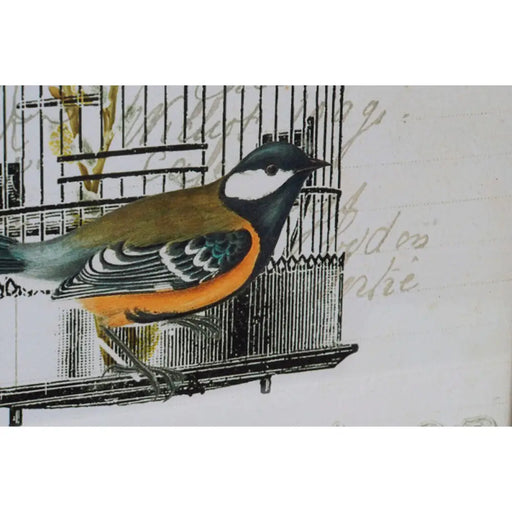 Canvas DKD Home Decor Wood Canvas 34 x 2 x 44 cm - Декорация и Осветление<<<Дом Градина<<<BigBuy&&&Картини и