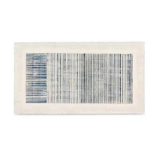 Canvas Gift Decor Blue White Stripes With relief 110 x 60 x 2,5 cm (2 Units) - Декорация и Осветление<<<Дом