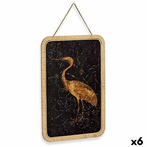 Canvas Gift Decor Heron 2 x 60 x 40 cm (6 Units) - Декорация и Осветление<<<Дом Градина<<<BigBuy&&&Картини и