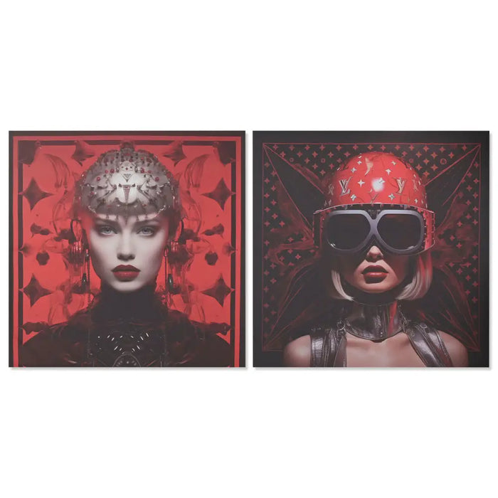 Canvas Home ESPRIT Canvas 120 x 3 x 120 cm - Декорация и Осветление<<<Дом Градина<<<BigBuy&&&Картини и