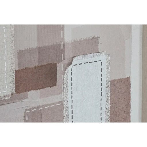 Canvas Home ESPRIT Beige Grey Abstract Modern 40 x 2,5 x 50 cm (2 Units) - Декорация и Осветление<<<Дом