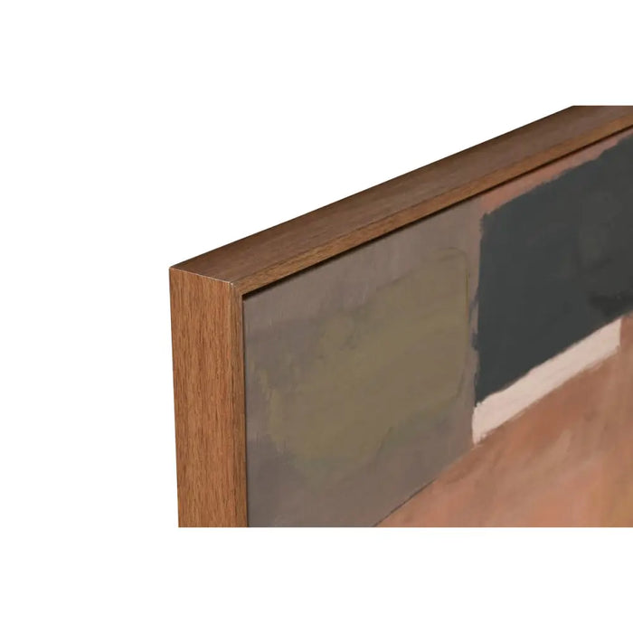 Canvas Home ESPRIT Brown Beige Terracotta Abstract Urban 100 x 4 x 100 cm (2 Units) - Декорация и Осветление<<<Дом