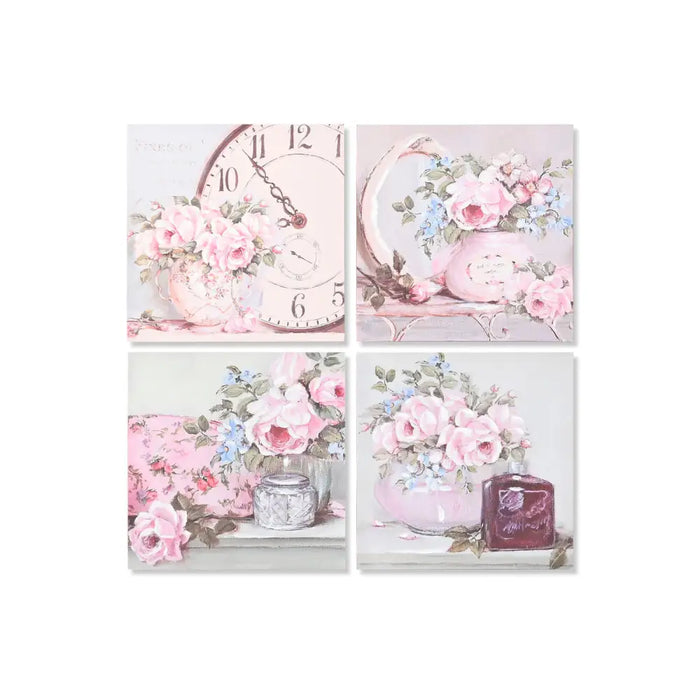 Canvas Home ESPRIT Fir Canvas 60 x 3 x 60 cm - Декорация и Осветление<<<Дом Градина<<<BigBuy&&&Картини и