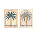 Canvas Home ESPRIT Green Beige Palms Colonial 75 x 4 x 100 cm (2 Units) - Декорация и Осветление<<<Дом